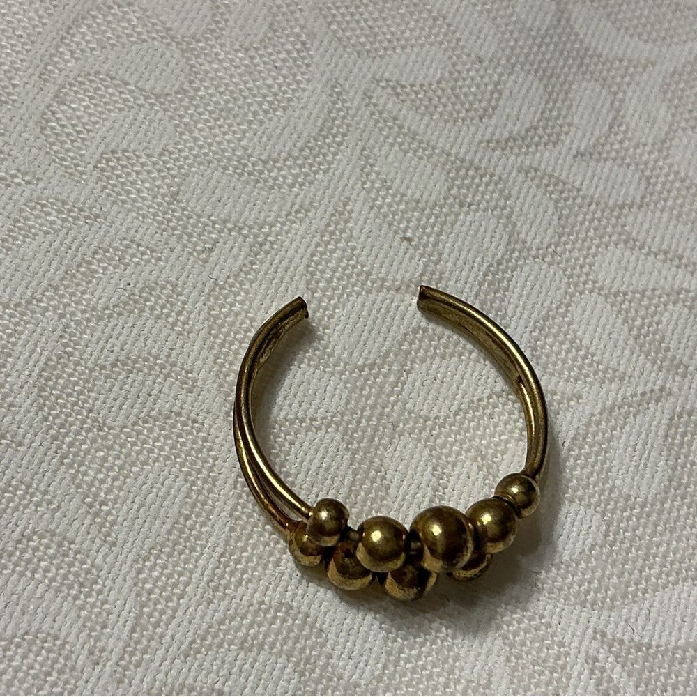 Set of Three Goldtone Toe Rings - Picture 4 of 4